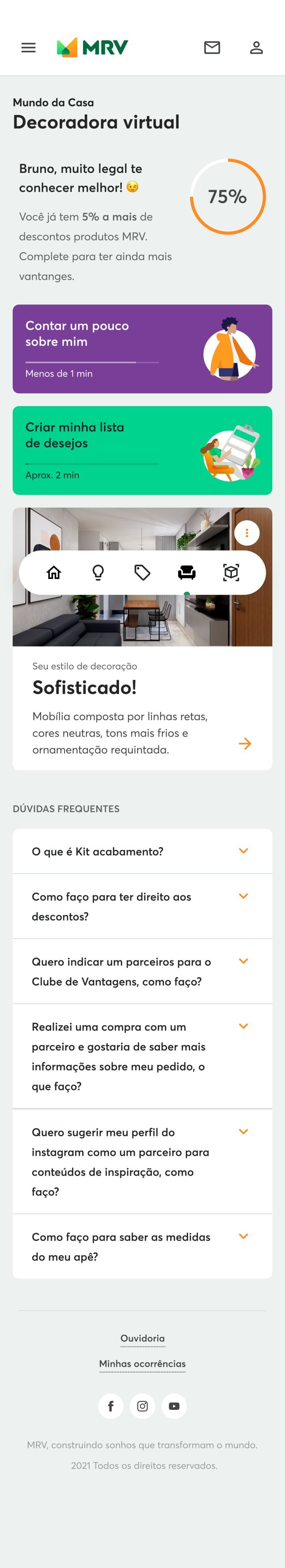 Virtual decorator and style profile
